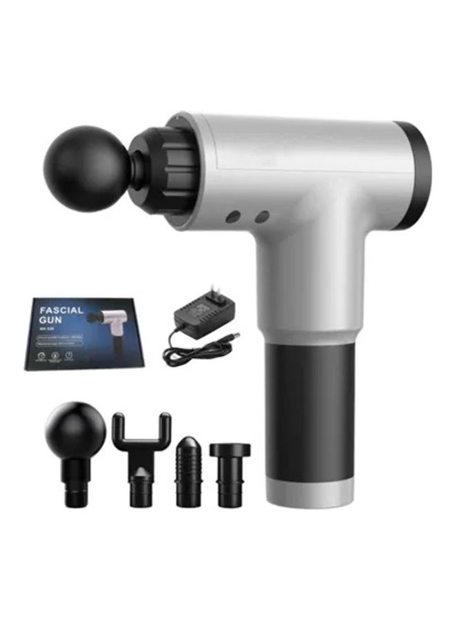 ACHAS Fascial Gun Muscle Massager With Accessories Sliver - Image 1