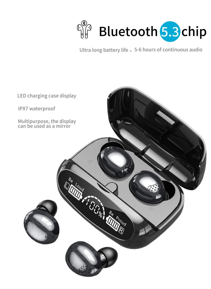 LR Nexus Wireless Earbuds,Waterproof,Wireless Earphones, LED Battery Display auriculares,Bluetooth Headphones,3D Stereo Audio headphones - Image 2