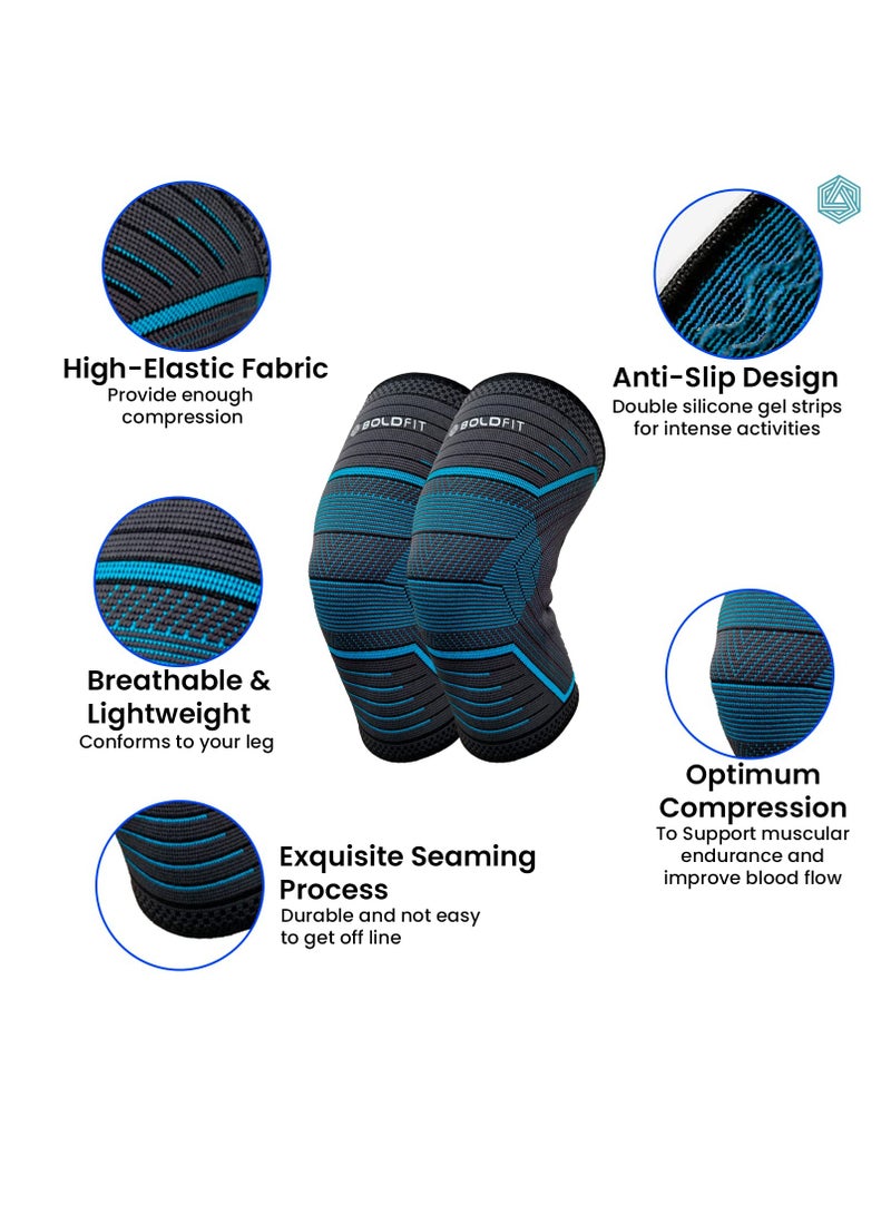 BOLDFIT Knee Caps For Women & Men - XL - Image 3