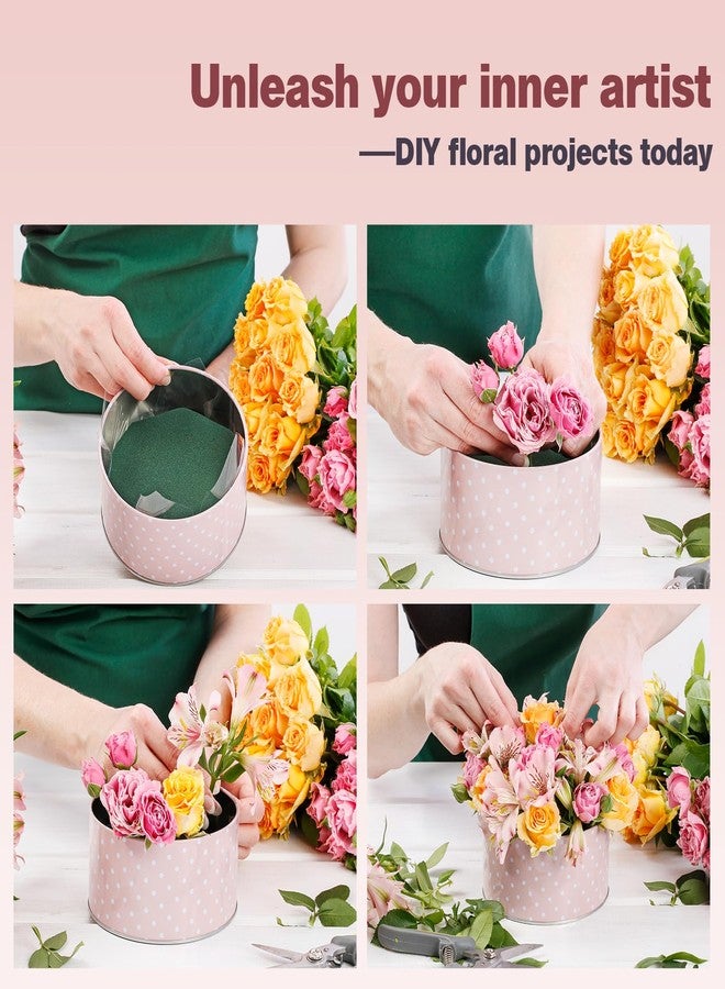 iewyck New 2025 6-Pack Floral Foam Blocks, Florist Green Foam for Flower Arrangements, Wet & Dry Styrofoam for Fresh and Artificial Flowers, Premium Plant Sponge Foam for Planters (5.5"L X 3.1"W X 1.6"H) - Image 5