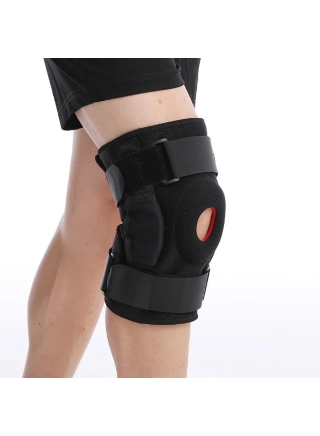 Adjustable Hinged Knee Brace for Men and Women - Compression Support for Joint Pain Relief & Sports Recovery - Easy to Use - Image 4