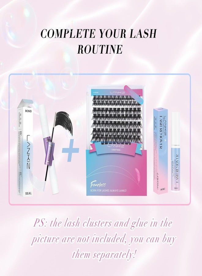 LANKIZ Lash Bond and Seal Remover for Cluster Lashes, Lash Clusters Glue Remover, Bond & Seal Lash Glue Remover, Gentle Eyelash Glue Cleanser for Individual Lashes - Image 5