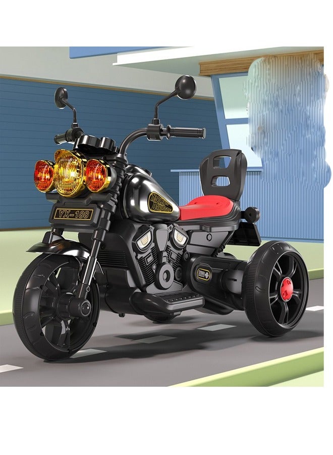 ATM Kids Electric Tricycle Motorcycle Ride-On with Lights and Music - 51 x 93 x 68 cm - Image 2