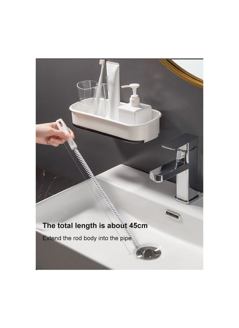 Generic - Spring Pipe Dredging Tools, Drain Snake,Sewer Dredge Pipeline Hook Clog Remover Cleaning Tools Household for Kitchen Sink - Image 1