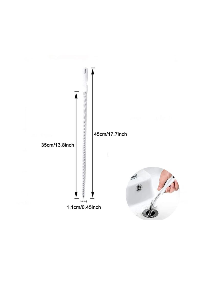 Generic - Spring Pipe Dredging Tools, Drain Snake,Sewer Dredge Pipeline Hook Clog Remover Cleaning Tools Household for Kitchen Sink - Image 1