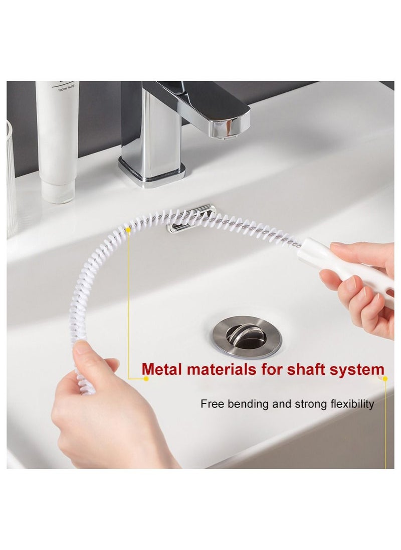 Generic - Spring Pipe Dredging Tools, Drain Snake,Sewer Dredge Pipeline Hook Clog Remover Cleaning Tools Household for Kitchen Sink - Image 1
