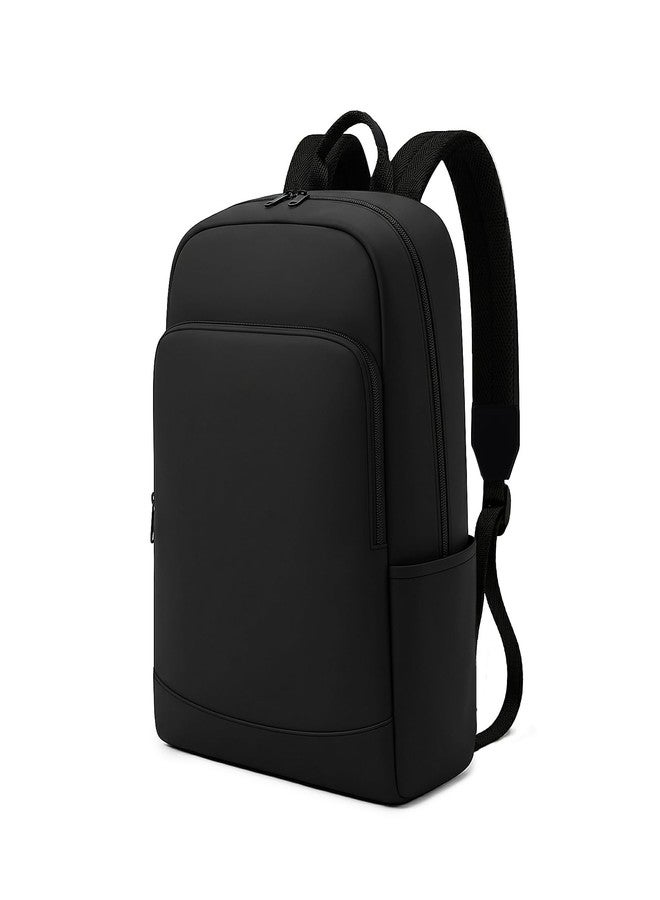 Crofy 30L Multi-Functional Water Resistant Laptop Travel Backpack - Durable Commute Business Bag for Men Women, Rucksack (Black) - Image 1