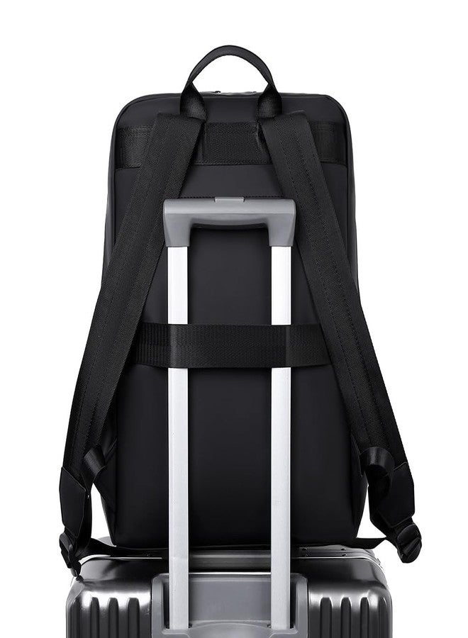Crofy 30L Multi-Functional Water Resistant Laptop Travel Backpack - Durable Commute Business Bag for Men Women, Rucksack (Black) - Image 3