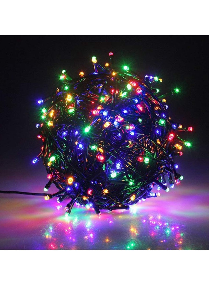 PAMEER - Multicolor 70ft 270 LEDs String Lights Black Wire Plug-in  String Home Decorative LED Strip for Christmas EID Ramadan Diwali and Wedding Parties Decoration Box Button Control 8 Modes - Image 1