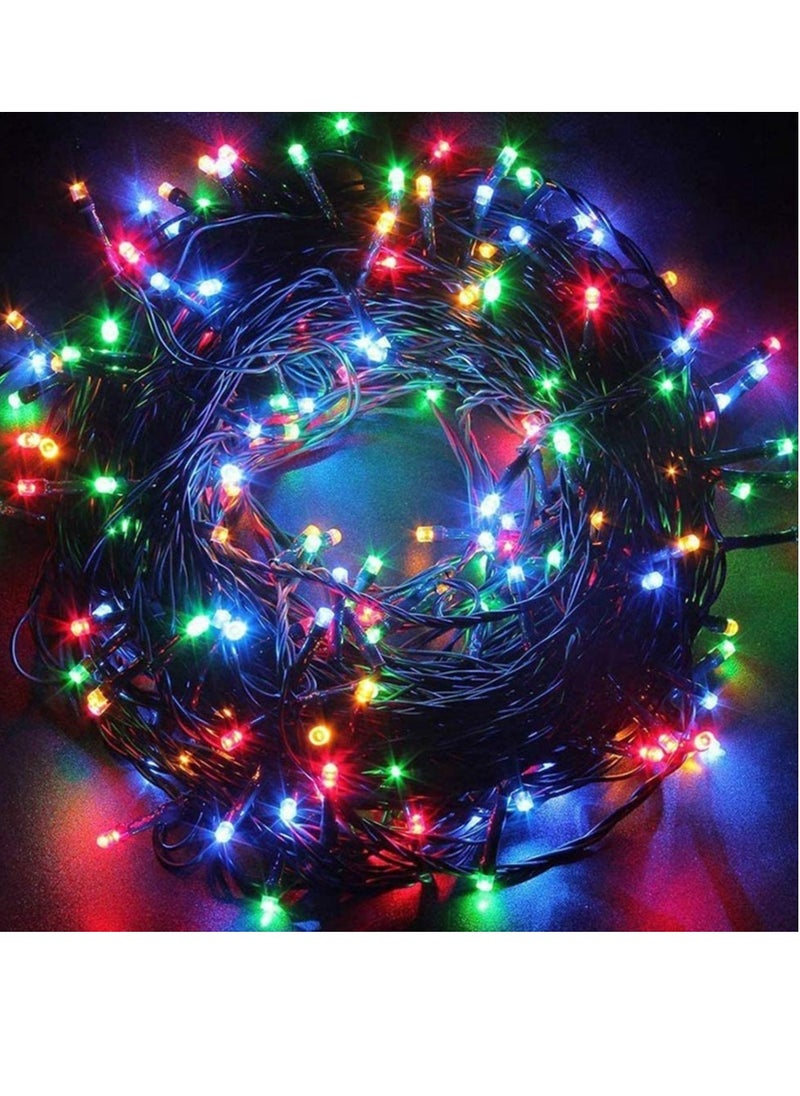 PAMEER - Multicolor 70ft 270 LEDs String Lights Black Wire Plug-in  String Home Decorative LED Strip for Christmas EID Ramadan Diwali and Wedding Parties Decoration Box Button Control 8 Modes - Image 1