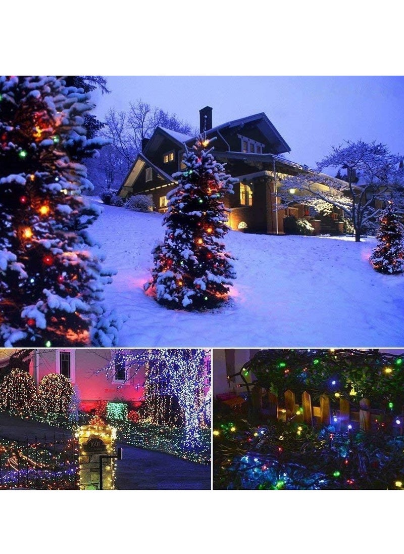 PAMEER - Multicolor 70ft 270 LEDs String Lights Black Wire Plug-in  String Home Decorative LED Strip for Christmas EID Ramadan Diwali and Wedding Parties Decoration Box Button Control 8 Modes - Image 1