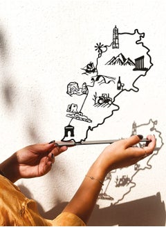 Lebanon, Where my Heart Belongs - Decorative Steel Item for Home and Office