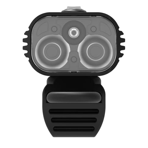 LEZYNE ليزيني ماكرو درايف 1400+ ضوء أمامي للدراجات قابل لإعادة الشحن عبر USB مقاوم للماء IPX7 مع 3 مصابيح LED بيضاء بتقنية ثلاثية التركيز و 4 أوضاع ثابتة و 3 أوضاع وميض | أسود ساتان، 1400 لومن/USB-C - Image 4