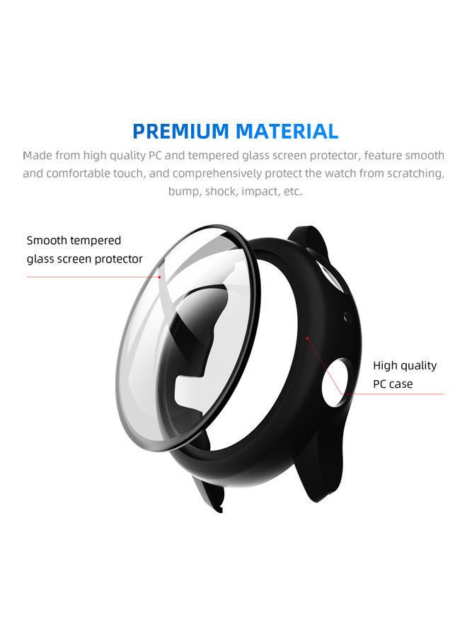 نيبمينينت غطاء حماية بديل مع لاصقة للشاشة مصنوعة من الزجاج المقوى لساعة سامسونج جالاكسي أكتيف 2 وردي - Image 4