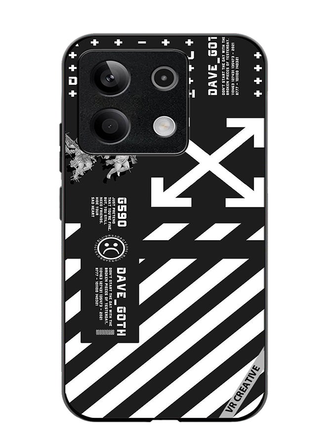 VR CREATIVE Protective Case Cover For Xiaomi Poco X6 Dave Goth Logo Design Multicolour - Image 1