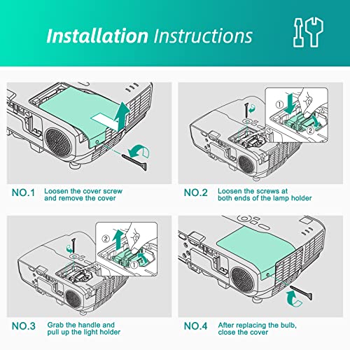 Stanlamp ET-LAD60/ET-LAD60W Replacement Lamp Special Upgraded Design Bare Bulb Inside with Housing for PANASONIC PT-D5000 PT-D6000 PT-DW6300 PT-DZ6700 PT-DZ6710 Projector - Image 5