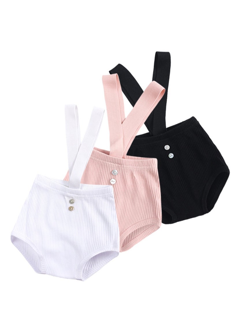 KIDS TALES Summer Cotton V Overalls For Casual Baby Shorts Multicolour  - Image 1