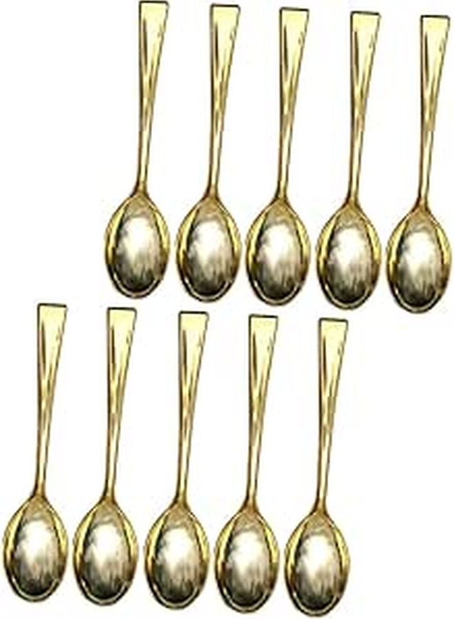 48 Pcs Mini Disposable Dessert Spoons Elegant Design For Puddings Appetizers Parties - Image 1