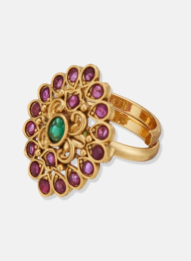 Fabindia Metal Adjustable Ring - (20255089) - Image 4