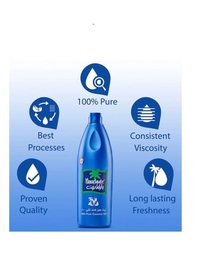 Parachute 100% natural coconut oil 500 milliliters  - Image 2