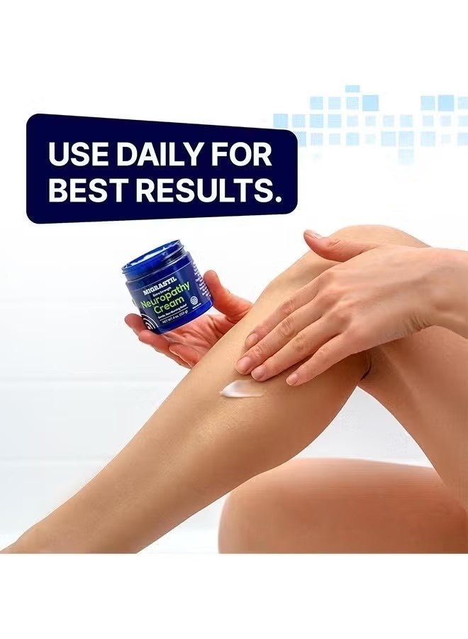 FILMFISH Migrastil Neuropathy Relief Cream Extra Strength For Feet, Legs, And Hands, Vegan And Cruelty-Free, Non-Greasy, Gentle, Non-Burning With Cooling Effect (113G / 4 OZ.) - Image 3