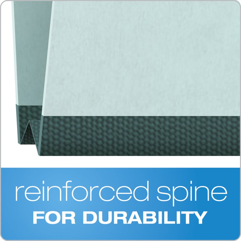 Pendaflex 1" Expansion Pressboard File Folders with 1/3 Cut Tab, Letter, Blue, 25/Box (9200T 1/3) - Image 4