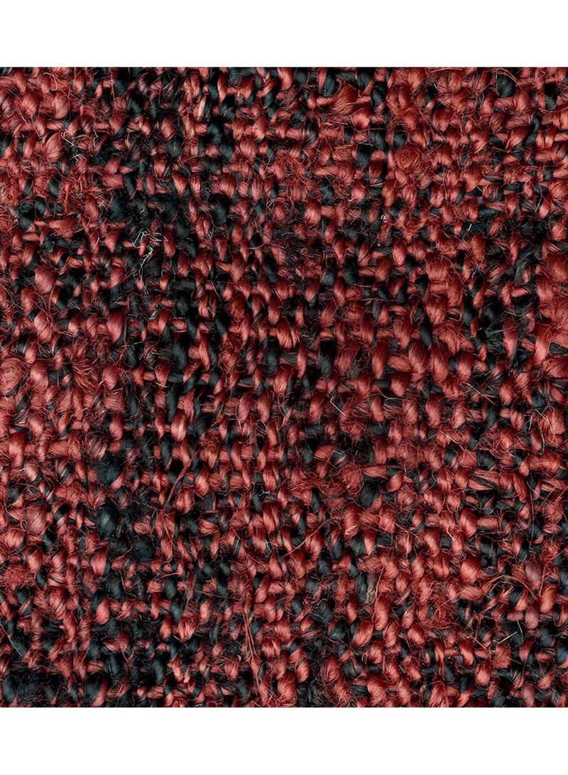 EVELYN - JUTE RUG - 150 CM ROUND - RED - Image 2