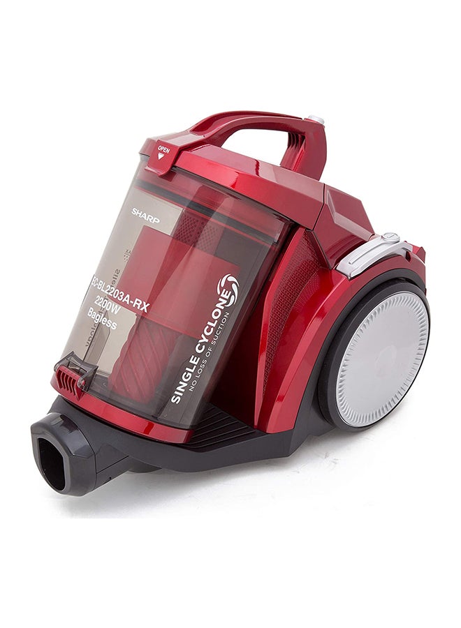 شارب مكنسة كهربائية بحاوية 3 L 2200 W EC-BL2203A RZ أحمر - Image 2