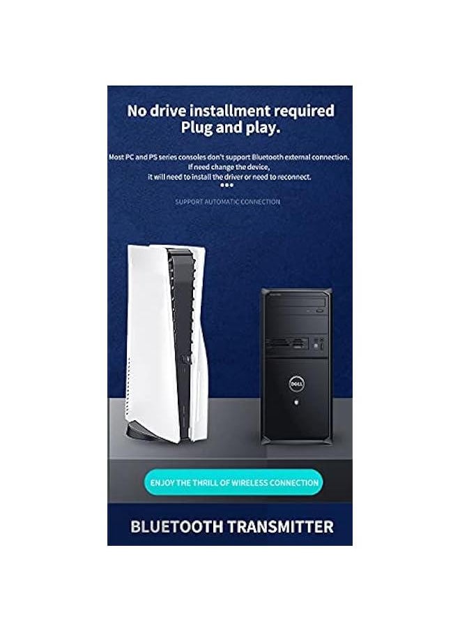 Generic - VR robot Bluetooth 5.0 Audio Adapter for Nintendo Switch & Lite, 3.5mm Aux Low Latency Wireless Bluetooth Transmitter Dongle, Compatible with Switch & Lite/PS4/PC/Laptops for Bluetooth Device - Image 1