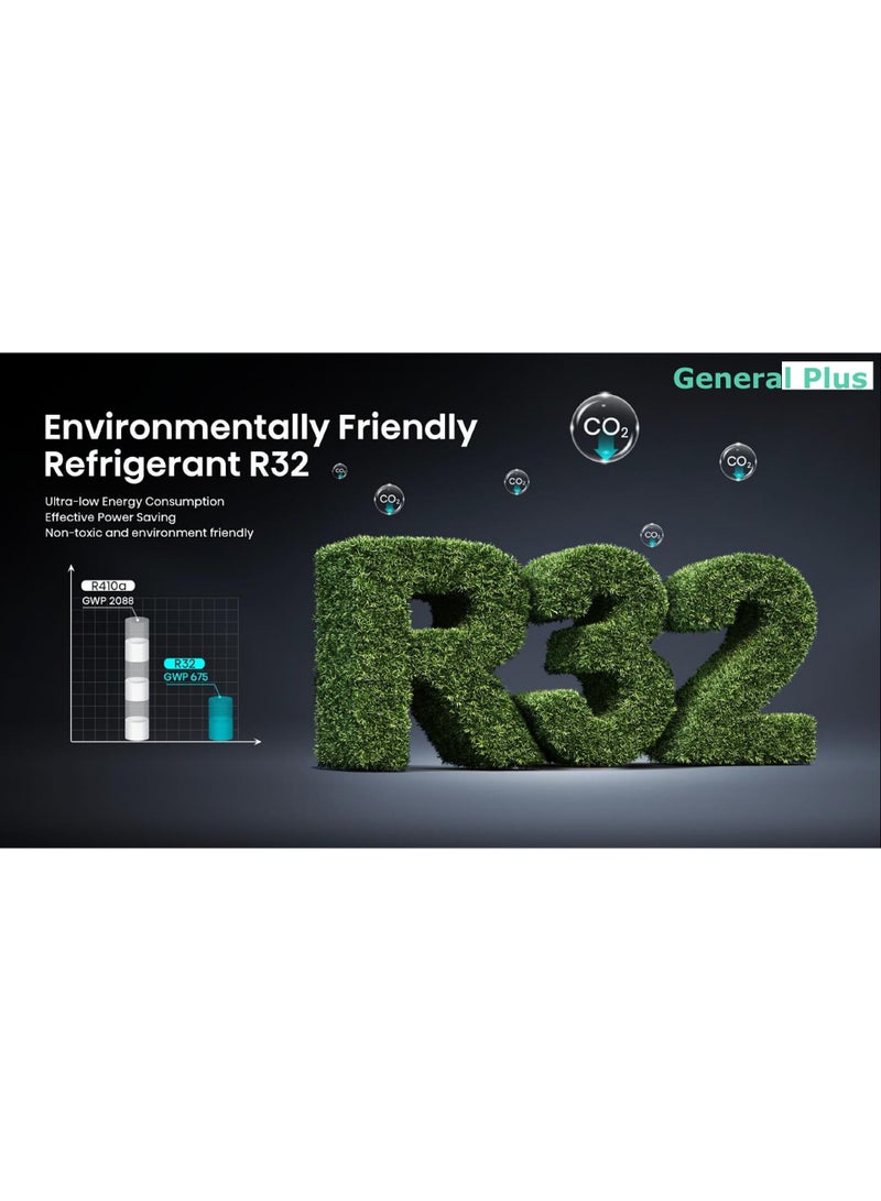 General Plus 12000 BTU 1 Ton Cold & Hot Split AC, Inverter Energy Saving Tech, WiFi, Auto Clean,5 Years compresser Warranty - Image 5