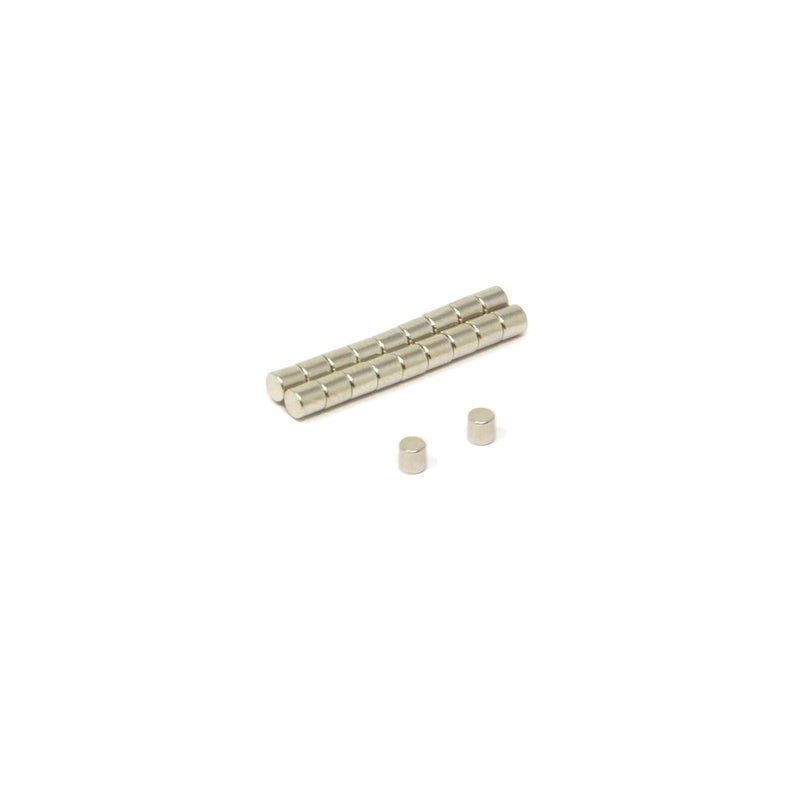 FIRST4MAGNETS مغناطيس Magnet Expert® F413-20، قطر 3 مم x سمك 3 مم، مغناطيس نيوديميوم N42، قوة شد 0.29 كجم (عبوة تحتوي على 20 قطعة) - Image 1