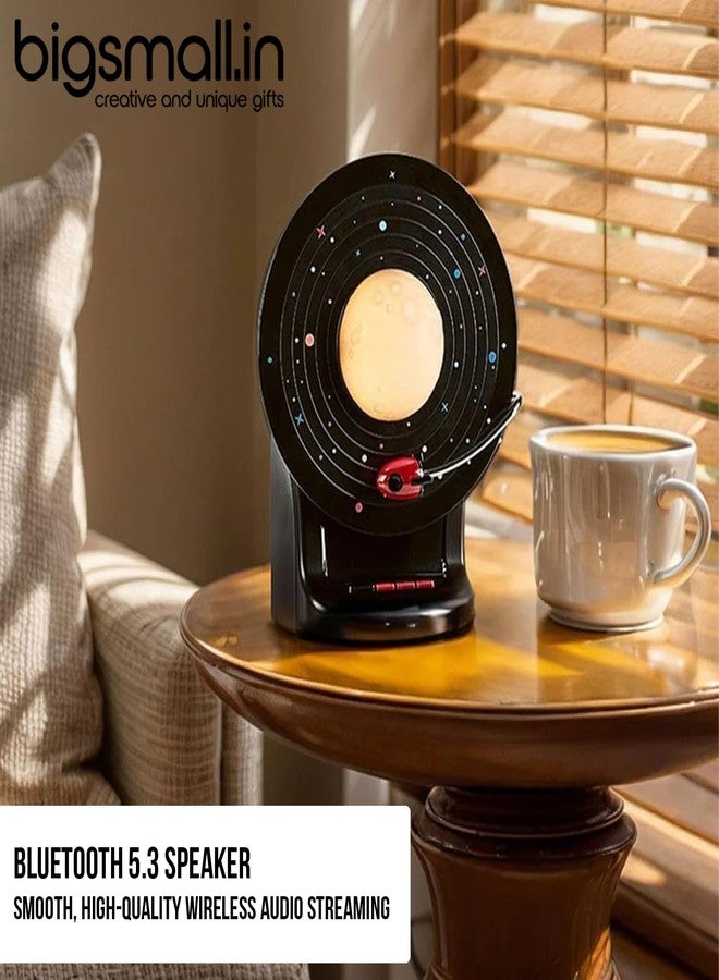 Bigsmall Orbit Glow Bluetooth Speaker Night Lamp | Rotating Rocket Planet Light | Touch Sensor | Color-Changing LED | TF Card | Type-C Rechargeable | Gift for Kids, Teens & Space Lovers - Image 5