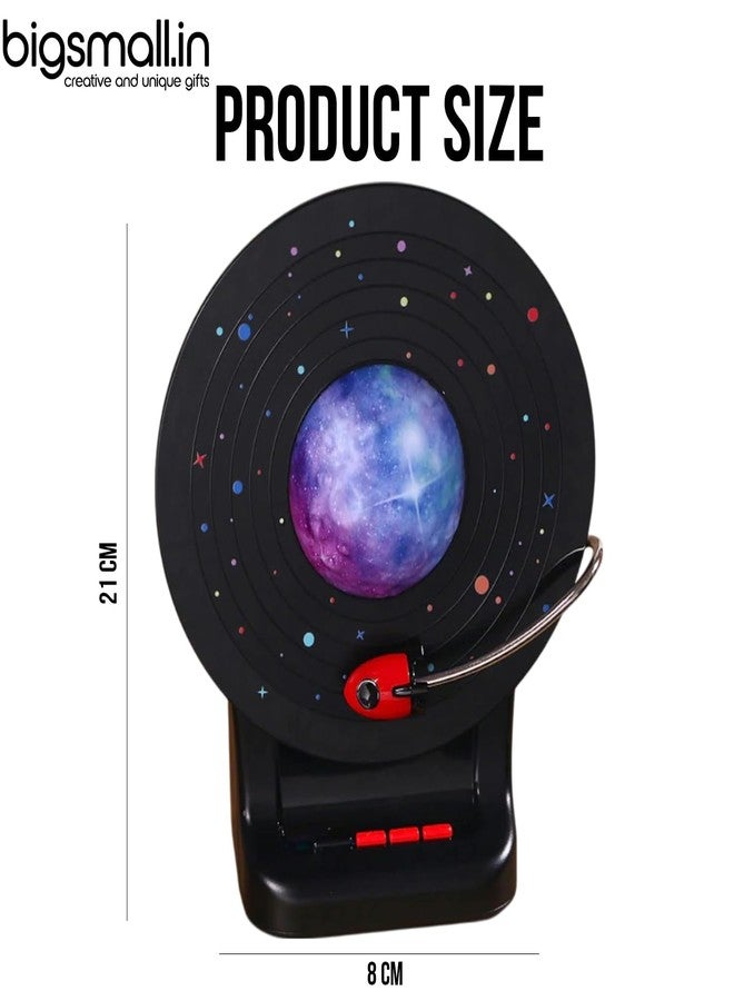 Bigsmall Orbit Glow Bluetooth Speaker Night Lamp | Rotating Rocket Planet Light | Touch Sensor | Color-Changing LED | TF Card | Type-C Rechargeable | Gift for Kids, Teens & Space Lovers - Image 4