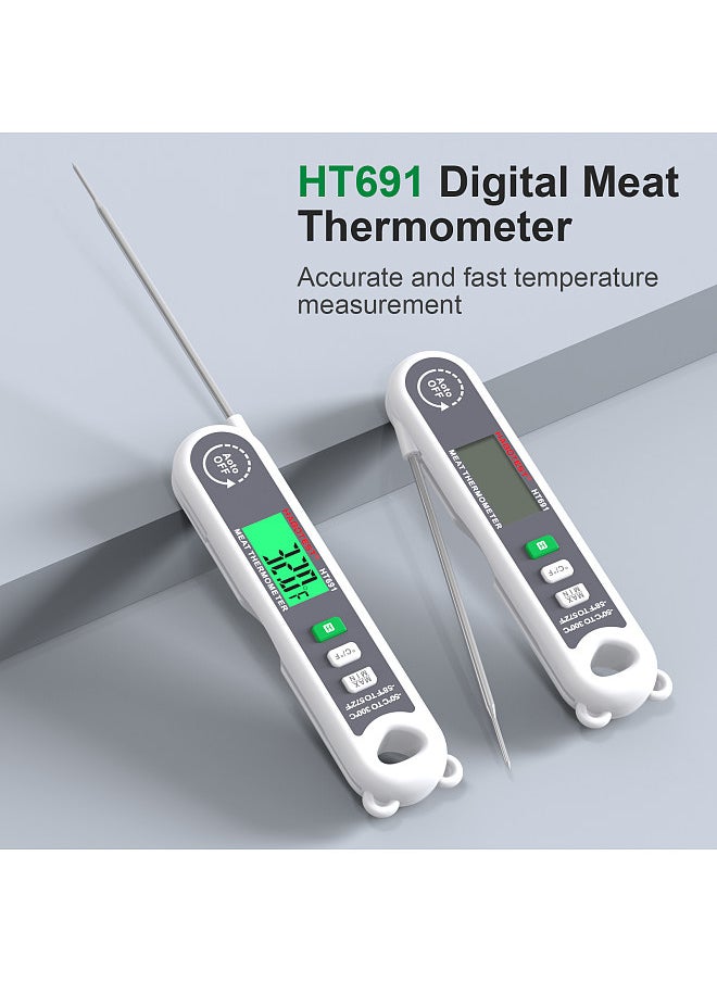 HABOTEST Instant Read Digital Meat LCD Thermometer for Food Bread Baking Thermometer for Cooking and Outdoor Grilling and BBQ  - Image 5
