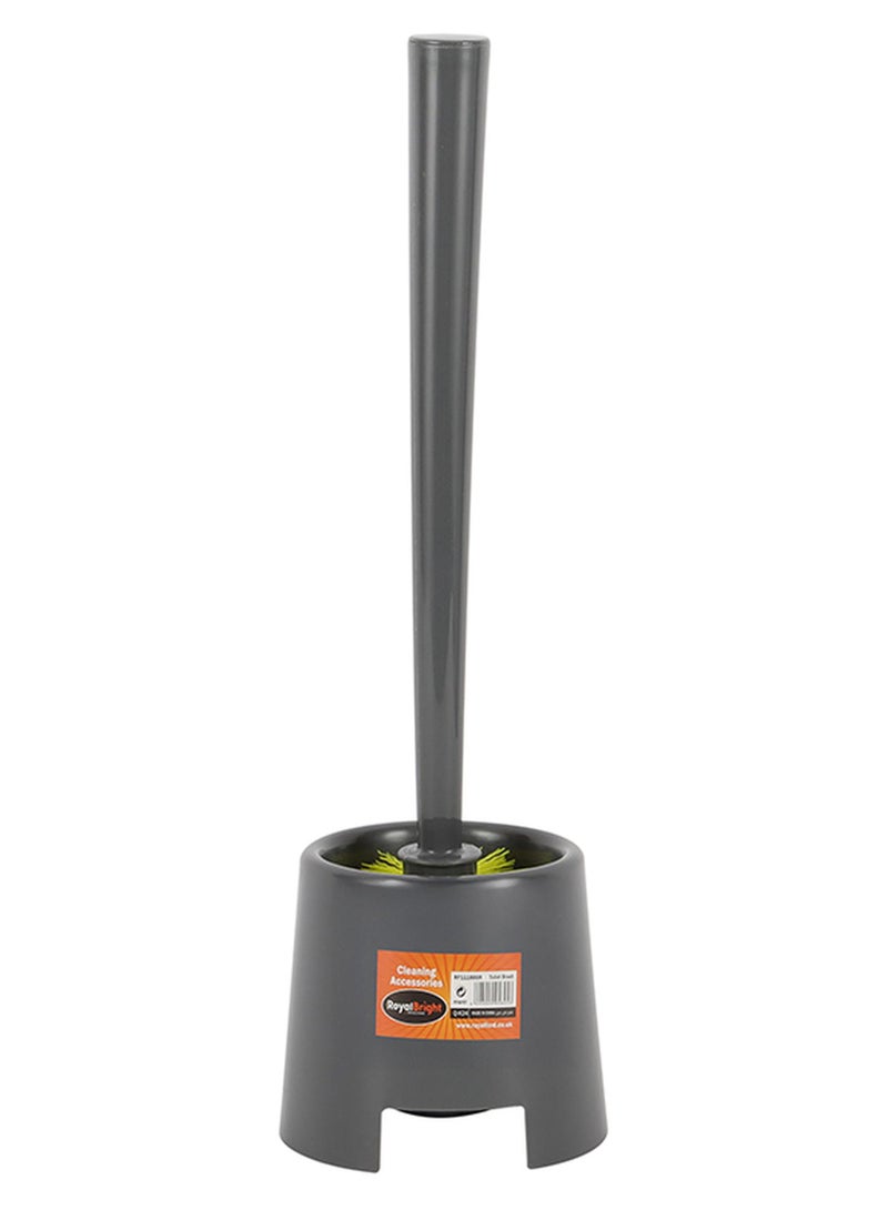 Royalford Toilet Brush with Holder Compact and Light-Weight Toilet Brush Perfect for Cleaning Indian and Western Style Multicolor - Image 1