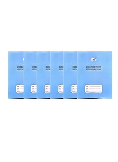 Psi 6-Piece Sheets A4 Single Lined Exercise Book Blue  - Image 1