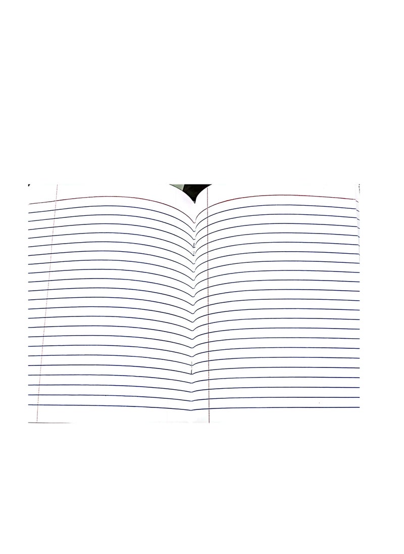 Psi - 6-Piece Sheets A4 Single Lined Exercise Book Blue - Image 1