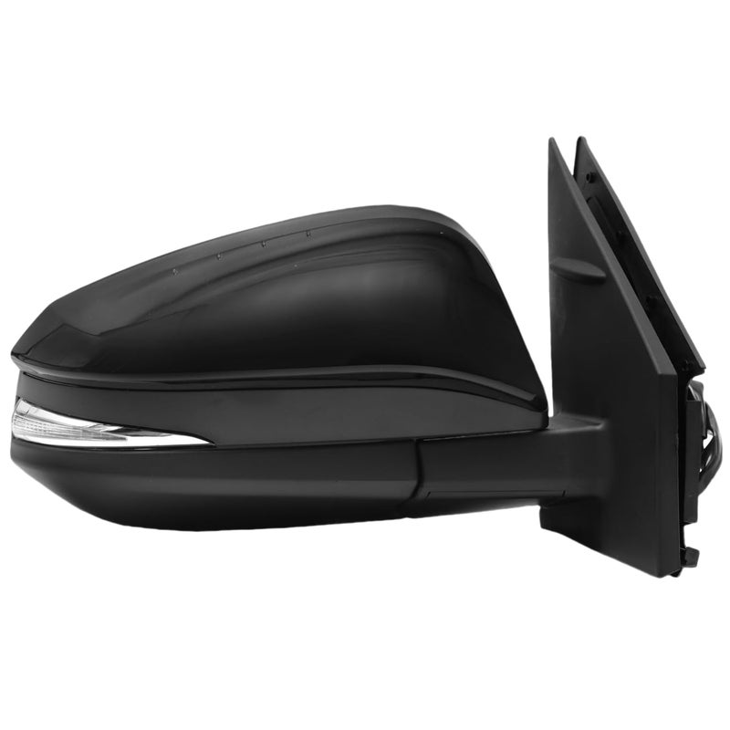 LEAVAN Right Passenger Side Mirror Fit for 20132015 Toyota RAV4 with Power Heated Turn Signal and Manual Folding Without Blind Spot Match Black Replace 8794042B50 7Pins RightPassenger side