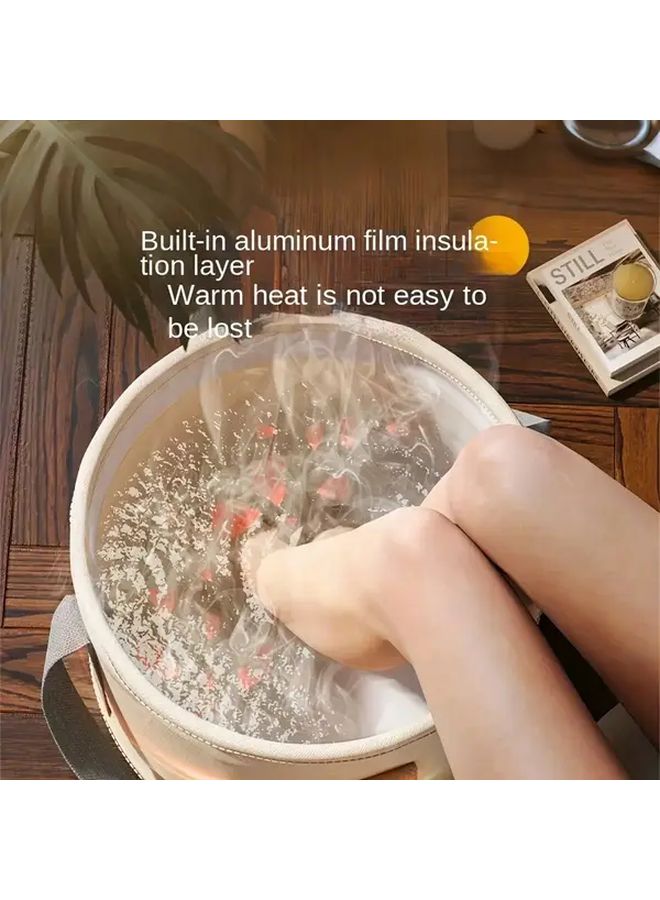 Portable Foldable Foot Bath With Temperature Control And Foam Massage - Image 5