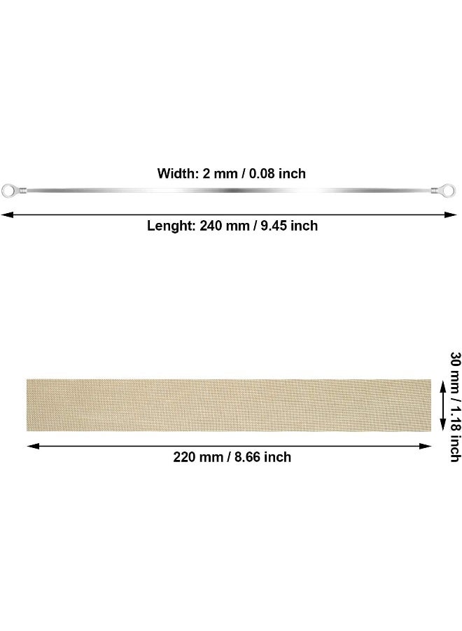 melfi Impulse Heat Sealer Machine Spare Repair Parts 20 Cm, Heat Seal Strips Replacement Elements, Strips Accessories For Mylar Bag, Plastic Bags Etc. - Image 2