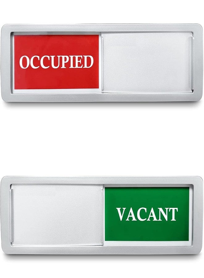 Maxxlite Privacy Sign, Premium Vacant Occupied Sign for Home Office Restroom Conference Hotles Hospital, Slider Door Indicator Tells Whether Room Vacant or Occupied - Image 1