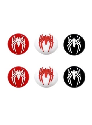 6Pcs Analog Thumb Grip Stick Cover, Wireless Controllers Game Remote Joystick Cap, Fantastic Non-Slip Silicone Handle Protection Cover for PS5/PS4/Xbox(Spider Pattern: White, Red, Black) - pzsku/Z80C2BADD6F420E1679DCZ/45/_/1733552710/14046cd6-a60b-47af-bcab-a0876e517859