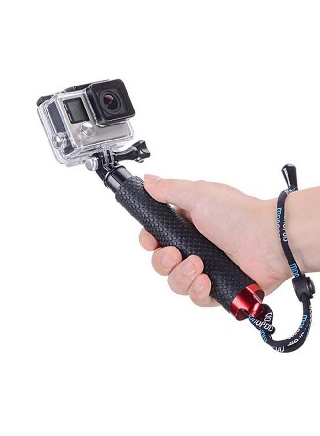 Walway عصا سيلفي قابلة للتعديل 19 بوصة مقاومة للماء تحت الماء مع مقبض يدوي لكاميرات GOPRO Hero 6/5/5 Session/4 Session/4/3+/3/2/1، GeekPro، AKASO، Xiaomi Yi، SJCAM SJ4000 (أحمر) - Image 4