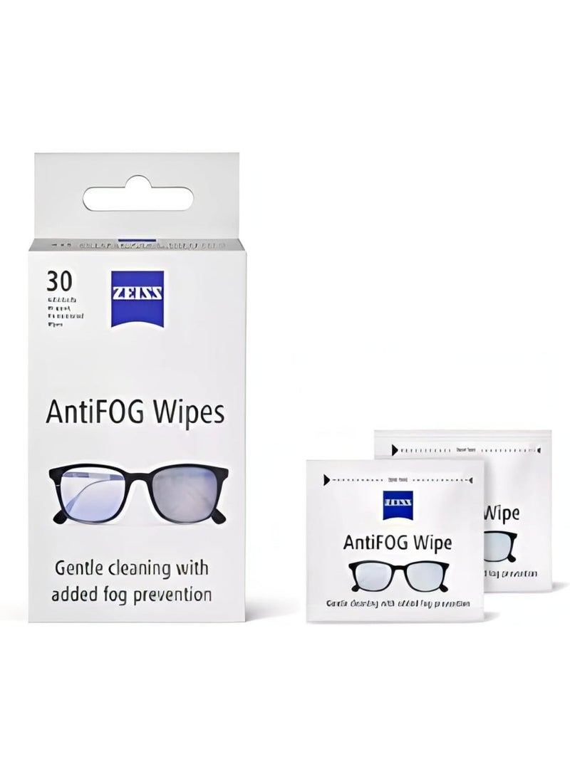 ZEISS AntiFOG Wipes, Lens Cleaner for Glasses, Cameras & Binoculars, Individually Packed Single Use Disposable Cloths in Sachets, for Handy and Portable Spectacle Cleaning On The Go - 30 Count - Image 5