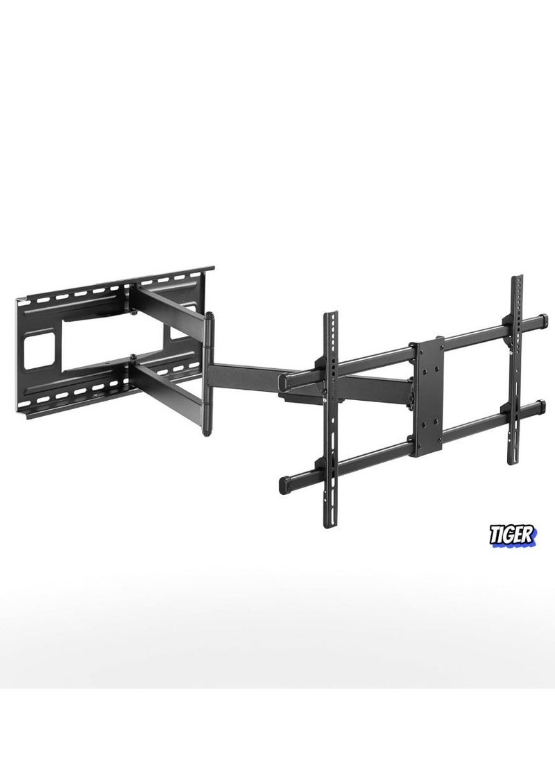 TIGER حامل تلفاز حائط متحرك/قابل للتعديل ممتاز – ذراع طويلة قابلة للتمديد بطول 40 بوصة لشاشات LED و LCD و بلازما المسطحة والمنحنية من 32-80 بوصة، يتحمل حتى 110 رطل، أقصى VESA 800x400 - Image 1