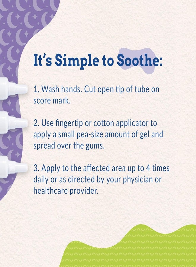 Orajel جيل أوراجيل للأطفال لتهدئة آلام التسنين خلال النهار والليل، خالي من الأدوية، العلامة التجارية الموصى بها من قبل أطباء الأطفال رقم 1 للتسنين*، أنبوبين 0.18 أونصة - Image 4