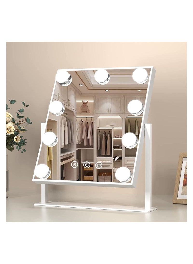 Generic Hollywood Vanity Mirror with Dimmable LED Bulbs 3 Color Modes and Touch Control  - Image 1