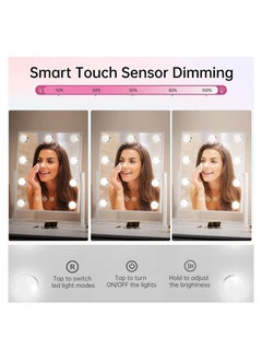 Generic Hollywood Vanity Mirror with Dimmable LED Bulbs 3 Color Modes and Touch Control  - Image 3