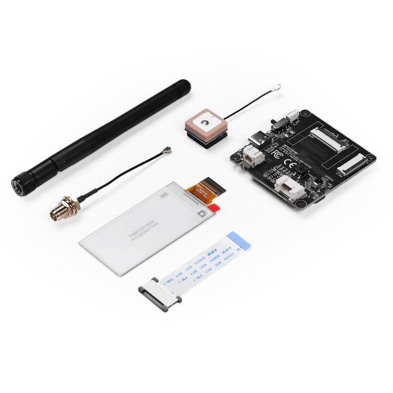 seeed studio Wio Tracker L1 E-Ink Meshtastic Node, nRF52840 SX1262 LoRa Development Board with L76K GPS, 2.13 E-Ink Display, Support Solar/Battery/Type-C, Compatible with Arduino for Off-Grid Mesh Messaging - Image 4