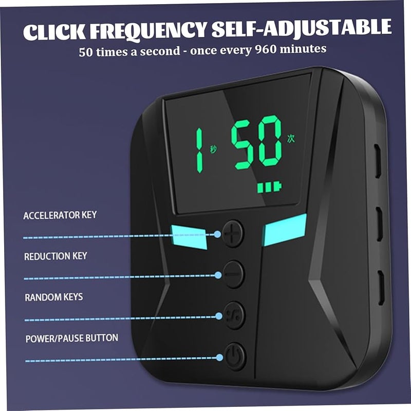 النقر التلقائي للهاتف من النوع C شحن تلقائي للنقر على الشاشة محاكاة الإصبع - Image 4